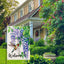Bandera jardín colibrí 12x18pulg doble cara bienvenida