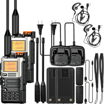 Radio UV-K5 USB-C 5W Doble Banda AM/FM Walkie Talkie