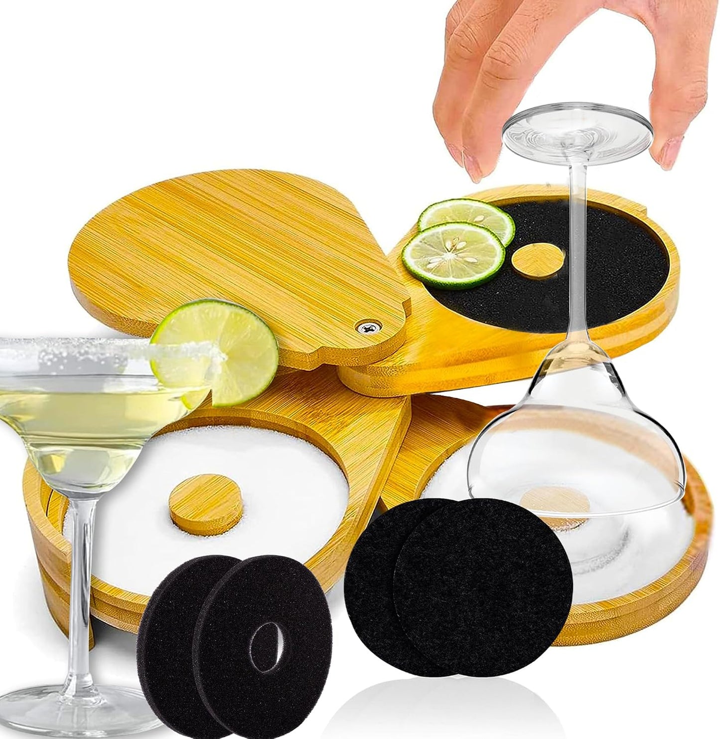 Juego 3 Rimmer Margarita Bambú 5.5pulg