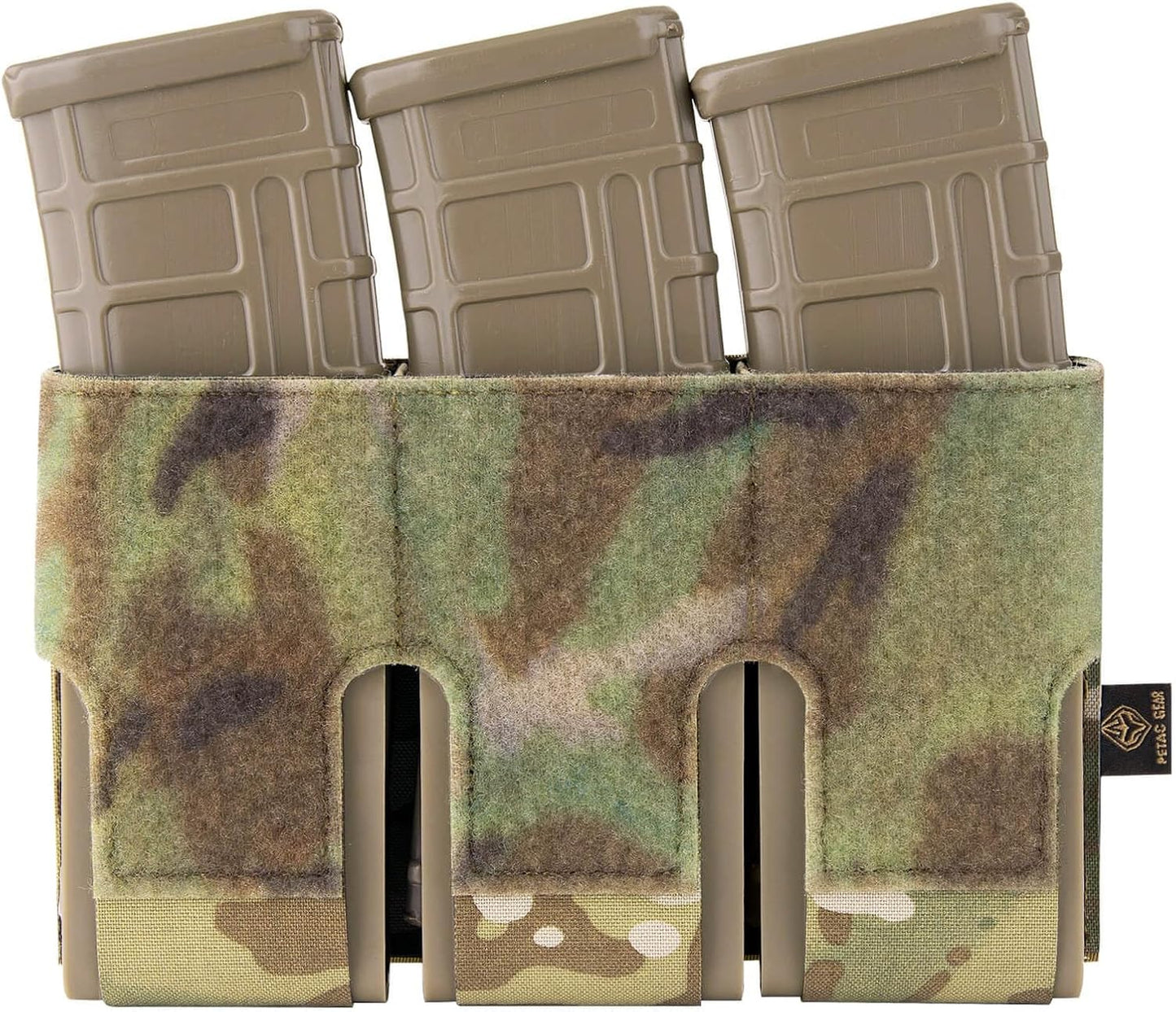 Bolsa triple canguro con bolsillo cargador 5.56pulg
