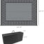Alfombra exterior impermeable 9x12ft reversible paja