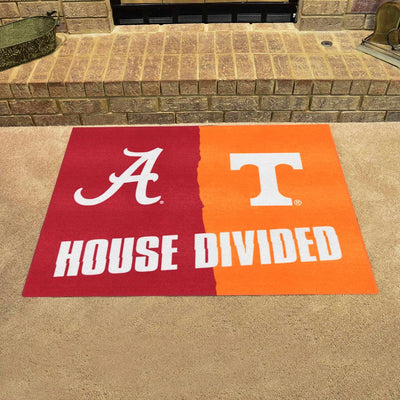 Alfombra dividida 34x42.5" Alabama/Tennessee