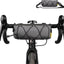 Bolsa manillar bicicleta correa hombro gris