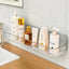 Organiz. ducha adhesivo acrílico transparente sin perforar