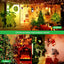 4 Bombillas LED E26 Color Verde 9W para Festivales y Navidad