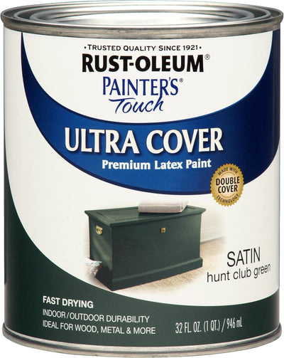 Pintura látex satinada verde Hunt Club 1qt