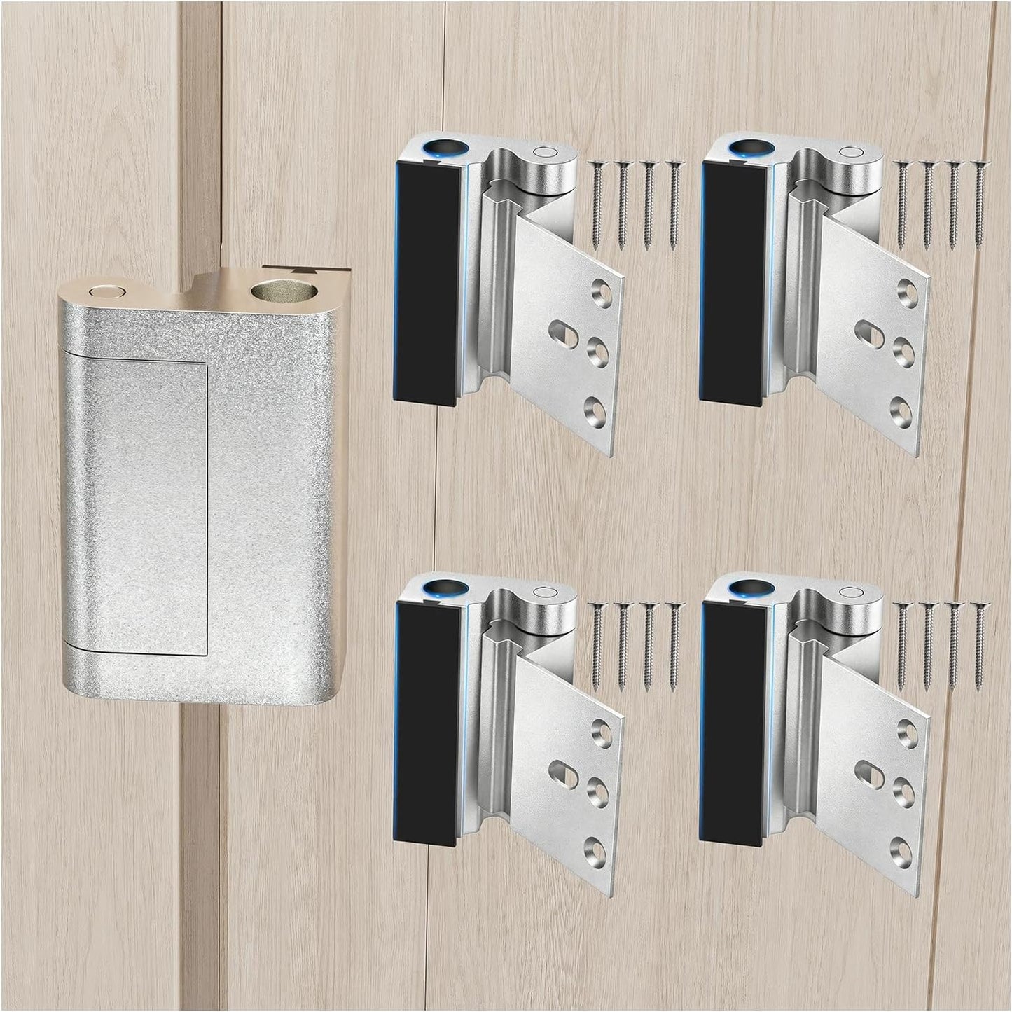 Refuerzo puerta seguridad con pestillo nocturno 1200lbs
