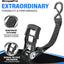 Correas trinquete 1pulg x15ft 2317lb pack 4 negras