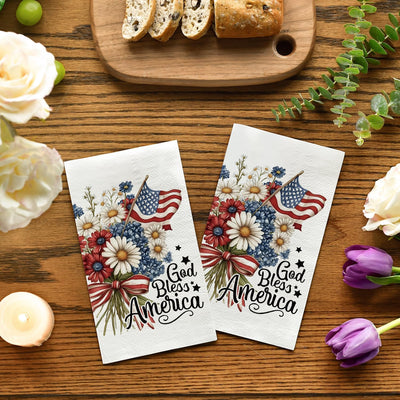 Servilletas de papel decorativas para fiestas independencia USA