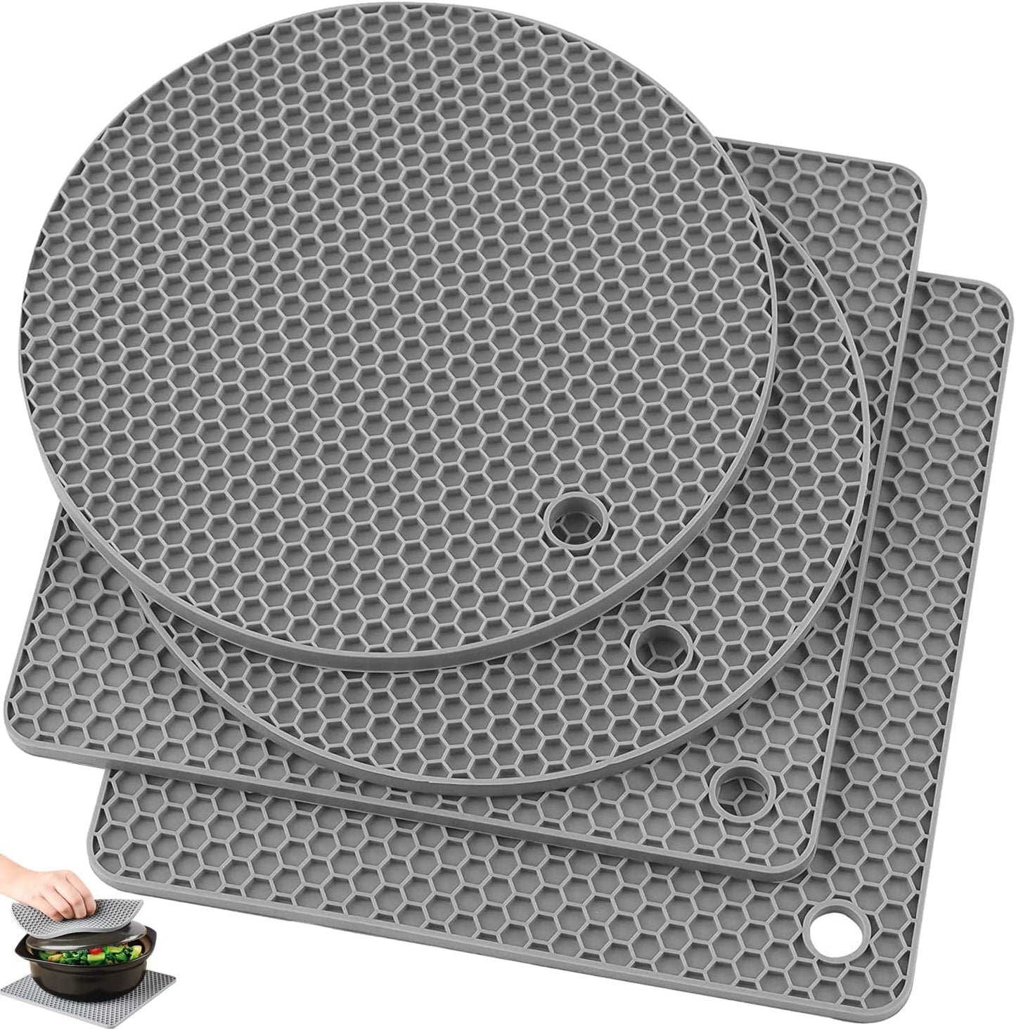 Tapete silicona para ollas y sartenes resistente calor
