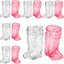 12 Pzas Vasos Chupito Bota Vaquero Reutilizables