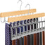 Pack 2 Colgadores 2en1 para Cinturones y Corbatas Madera