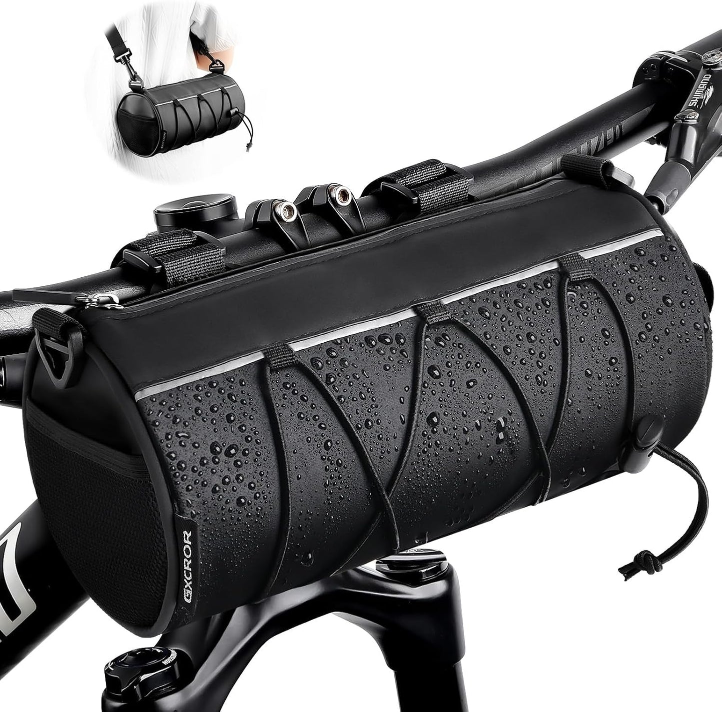 Bolsa manillar bicicleta impermeable 2.4L