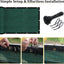 Red de privacidad 8x25ft para jardín patio 170gsm verde