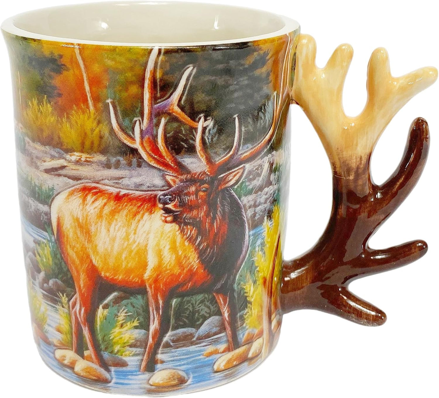 Taza cerámica 3D con asa 15oz para café expreso y té