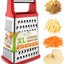 Rallador acero inox 4 lados XL para queso y zanahoria