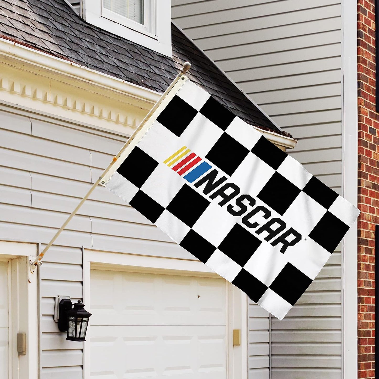 Bandera unisex NASCAR 3x5ft con ojales