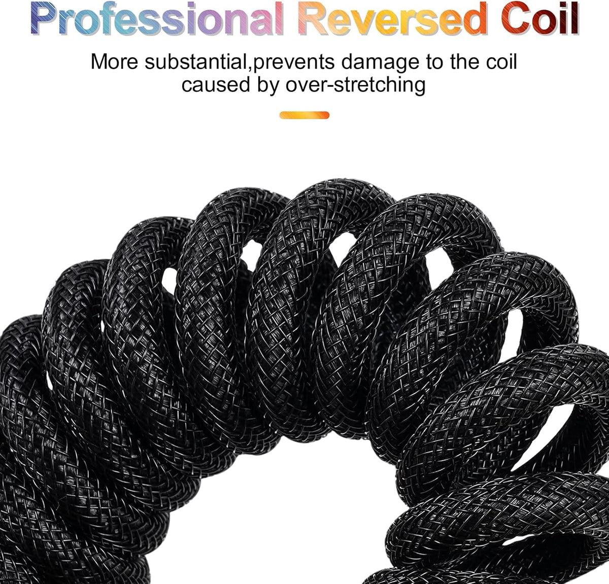 Cable USB C teclado mecánico trenzado desmontable tipo C rosa
