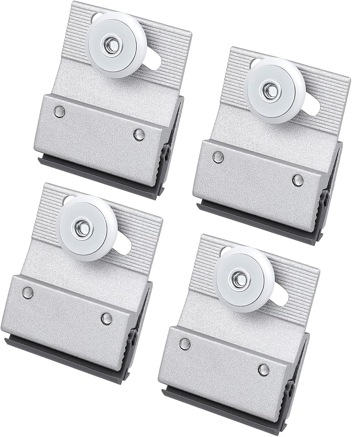 Set 4 Rodillos Puerta Ducha Sin Marco Ruedas Plástico 3/4pulg