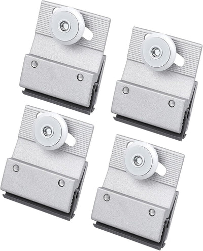 Set 4 Rodillos Puerta Ducha Sin Marco Ruedas Plástico 3/4pulg