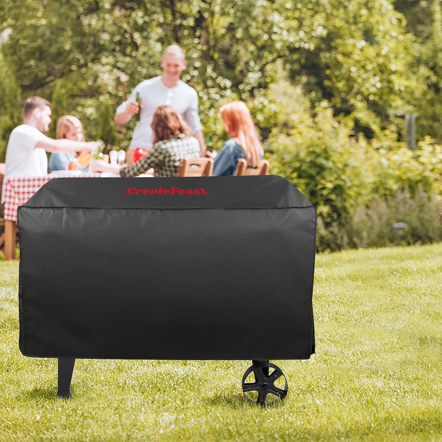 Funda Oxford parrilla impermeable color negro
