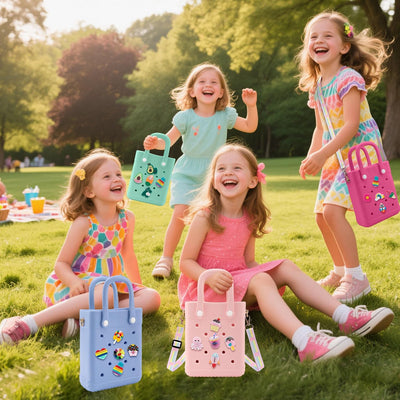 Bolso EVA con 30 charms para niña y mujer ajustable