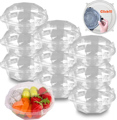 Recipientes postre 12oz con tapa 50 Pzas