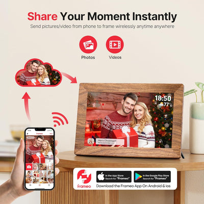 Marco fotos digital 10.1pulg WiFi tactil IPS 32GB