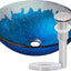 Lavabo baño 1.5pulg níquel cepillado
