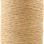 Cuerda yute natural 1mm x 1524m para jardinería y decoración