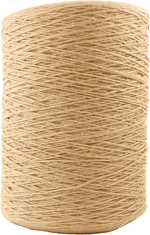Cuerda yute natural 1mm x 1524m para jardinería y decoración