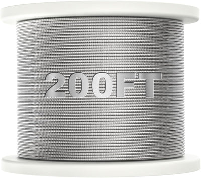 Cable acero inox T316 200ft 1/8pulg resistencia 1850lb