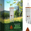 Campanilla viento 6 tubos pentatónica E aluminio inox 24"