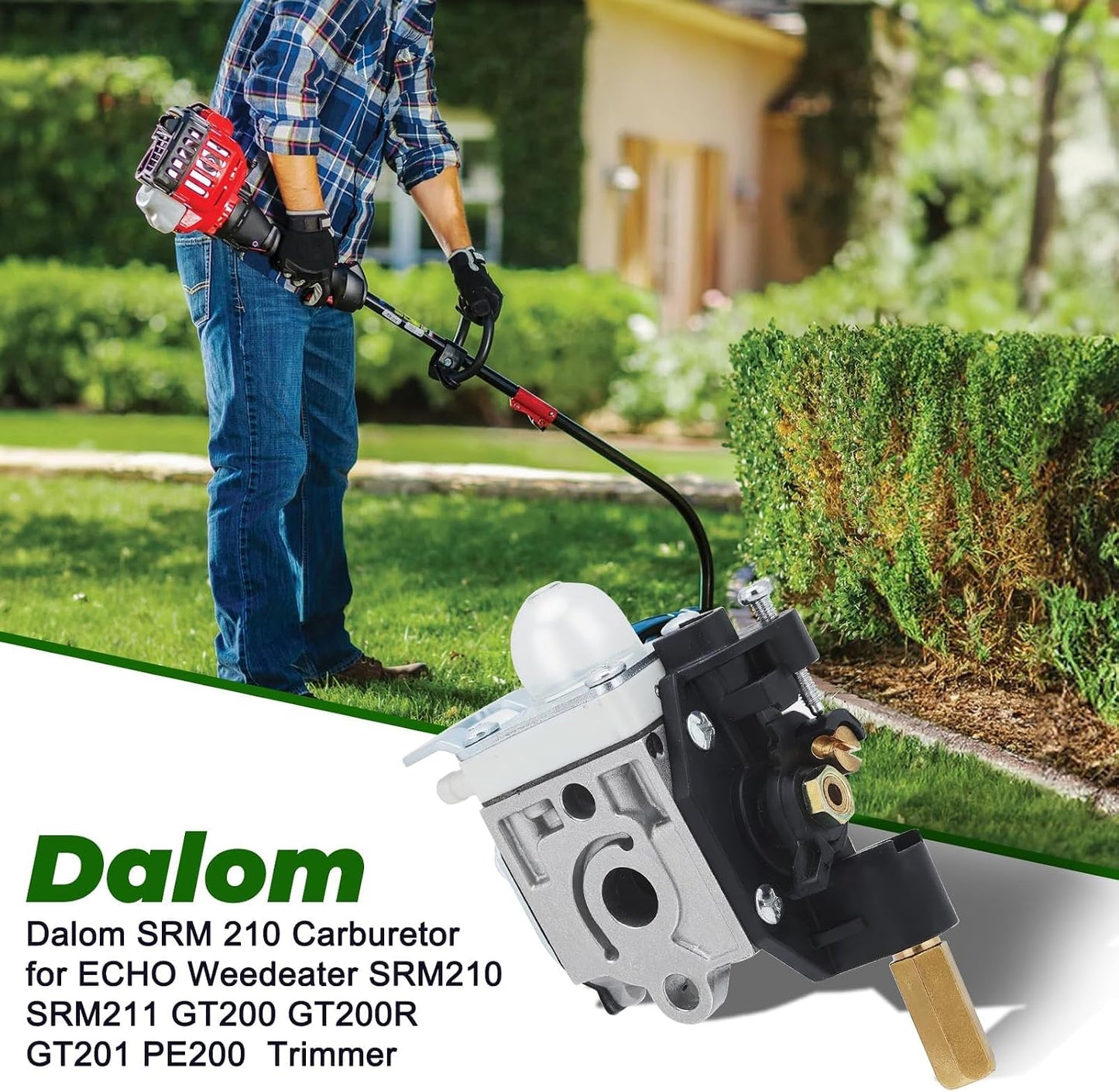Carburador SRM 230 Reemplazo para Desbrozadora