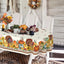 Mantel ovalado otoño 60x102pulg poliéster calabaza pavo