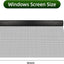 Malla ventana 36pulg x100ft reemplazo puerta duradera negro