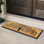 Tapete fibra coco goma 18x48pulg entrada interior y exterior