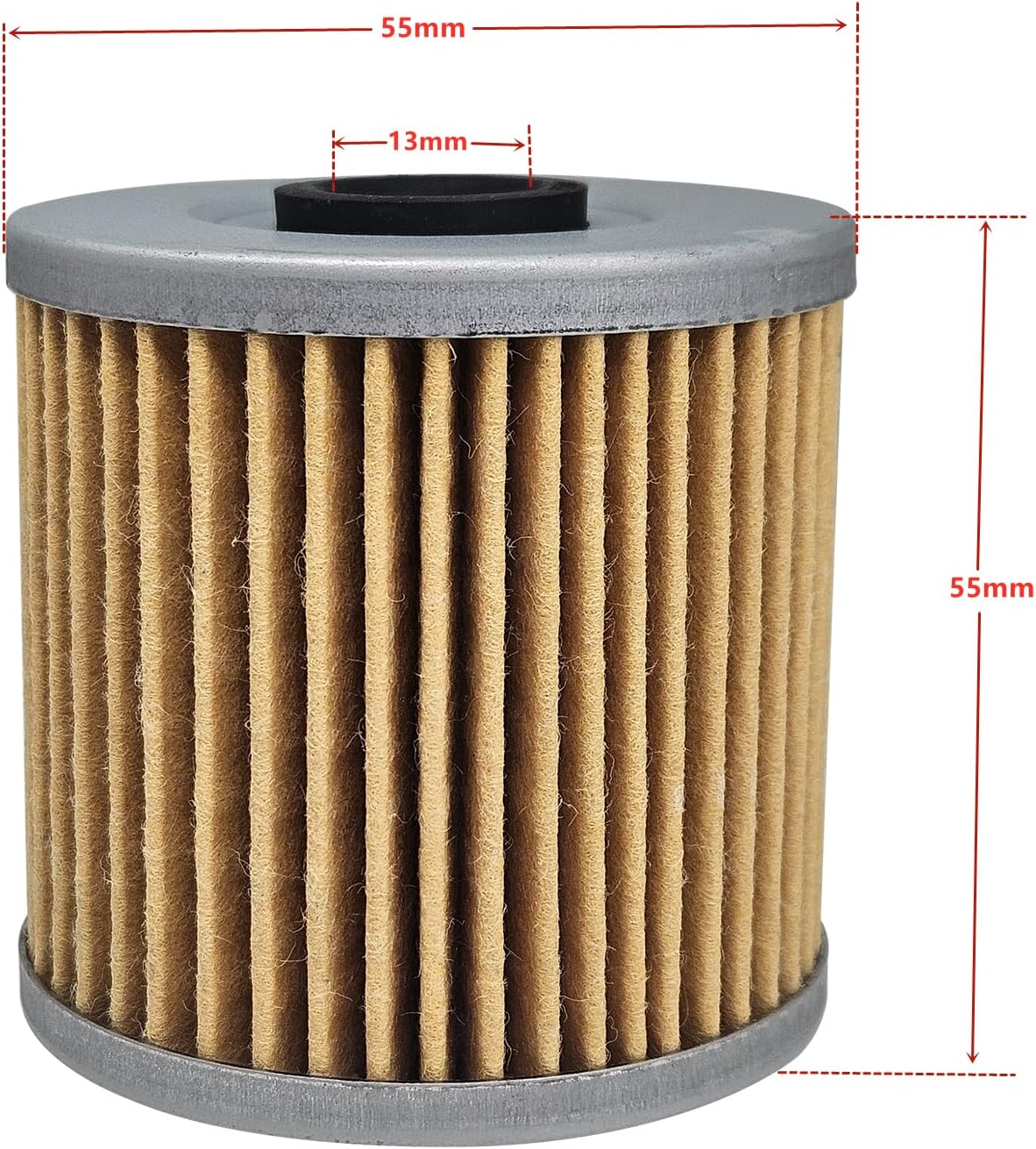 Filtro aceite universal motocicleta Kawasaki 16099-004 pack
