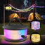 Luces cadena camping 2en1 32.8ft recargables 19 modos led