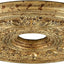 Medallón techo hoja oro vintage 22k Dx1.5H