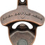 Abrebotellas magnético pared imanes enfriador madera cobre antiguo