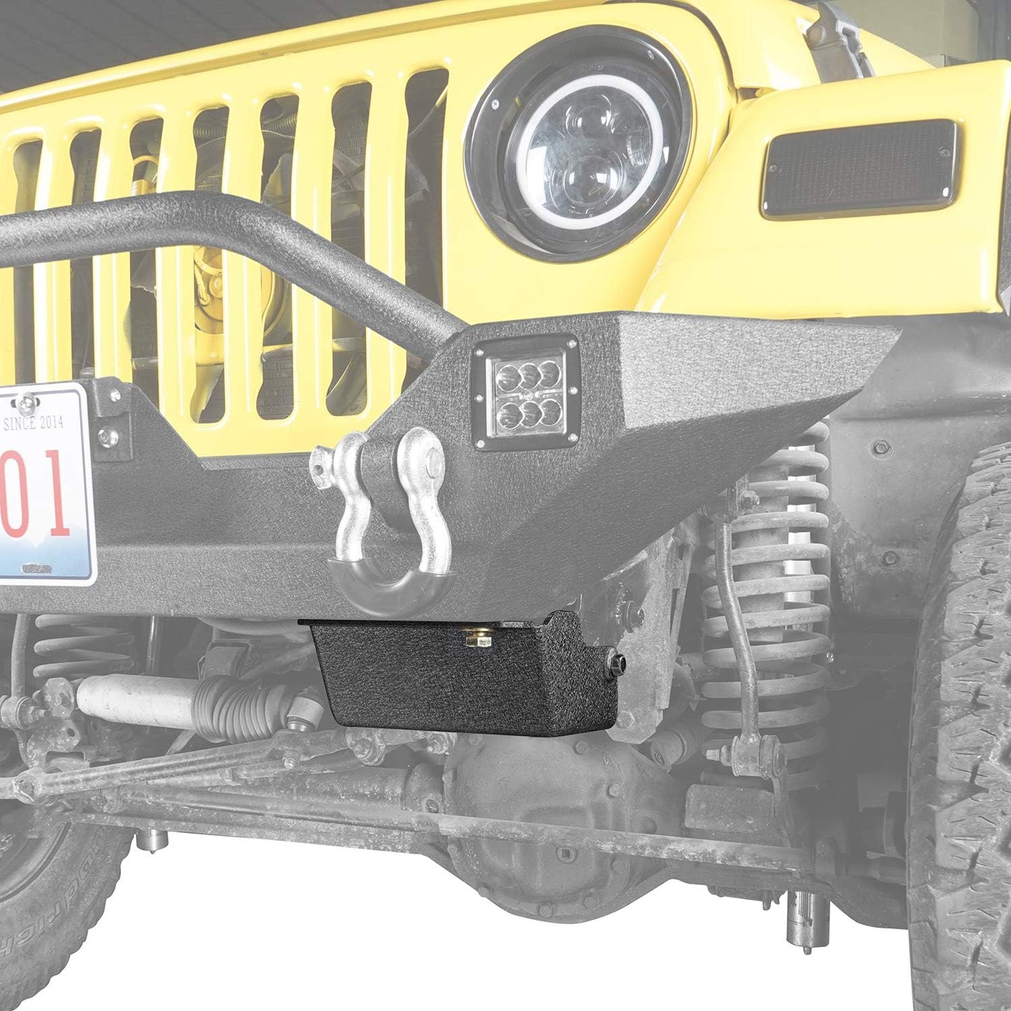 Soporte placa deslizamiento caja Jeep TJ 97-06
