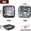 Bandeja decorativa catchall con paño limpieza joyas