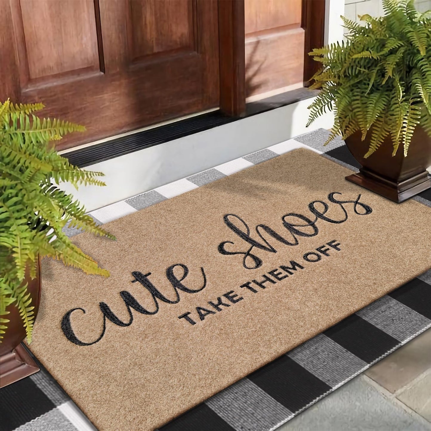 Tapete antiderrap entrada casa 24x36"