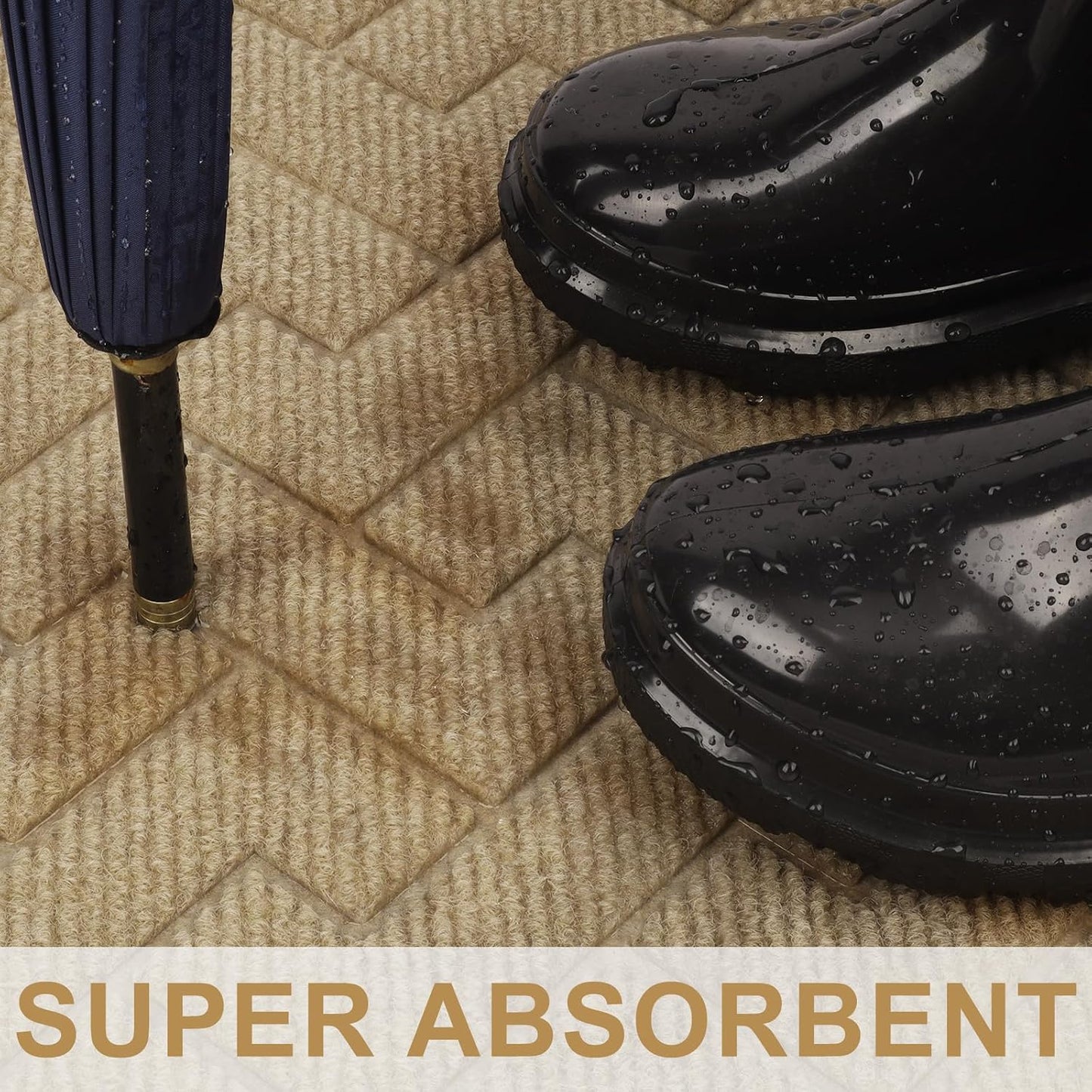 Tapete puerta exterior absorbente antiderrap