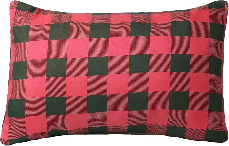 Almohada campamento lavable cuadros zorro