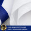 Bandera Israel 3x5ft doble cara nailon 210D bordado