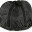 Bolsa para casco forro polar cierre cremallera nylon negro