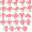 Set 24 Cortadores Galletas Animales 3D Plástico
