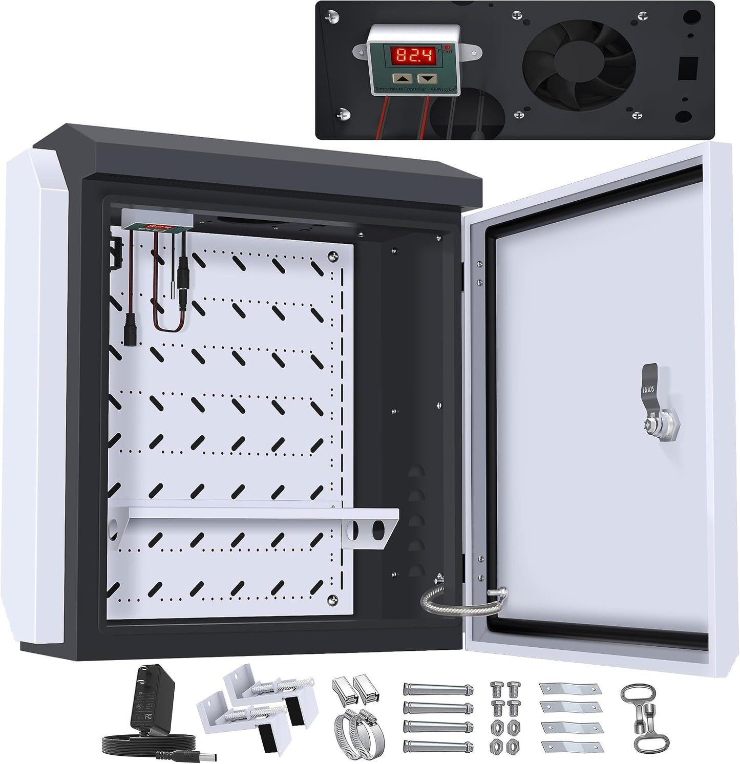 Caja eléctrica exterior IP65 acero galvanizado con